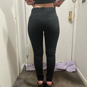 DKNY black stretch pants